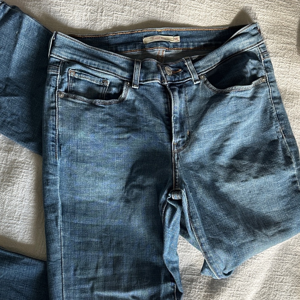 Levi's Classic Blue Boot Cut Jeans